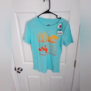 FIFA World Cup 2022 Qatar Official Emblem Women's Shirt Size Small New Tags